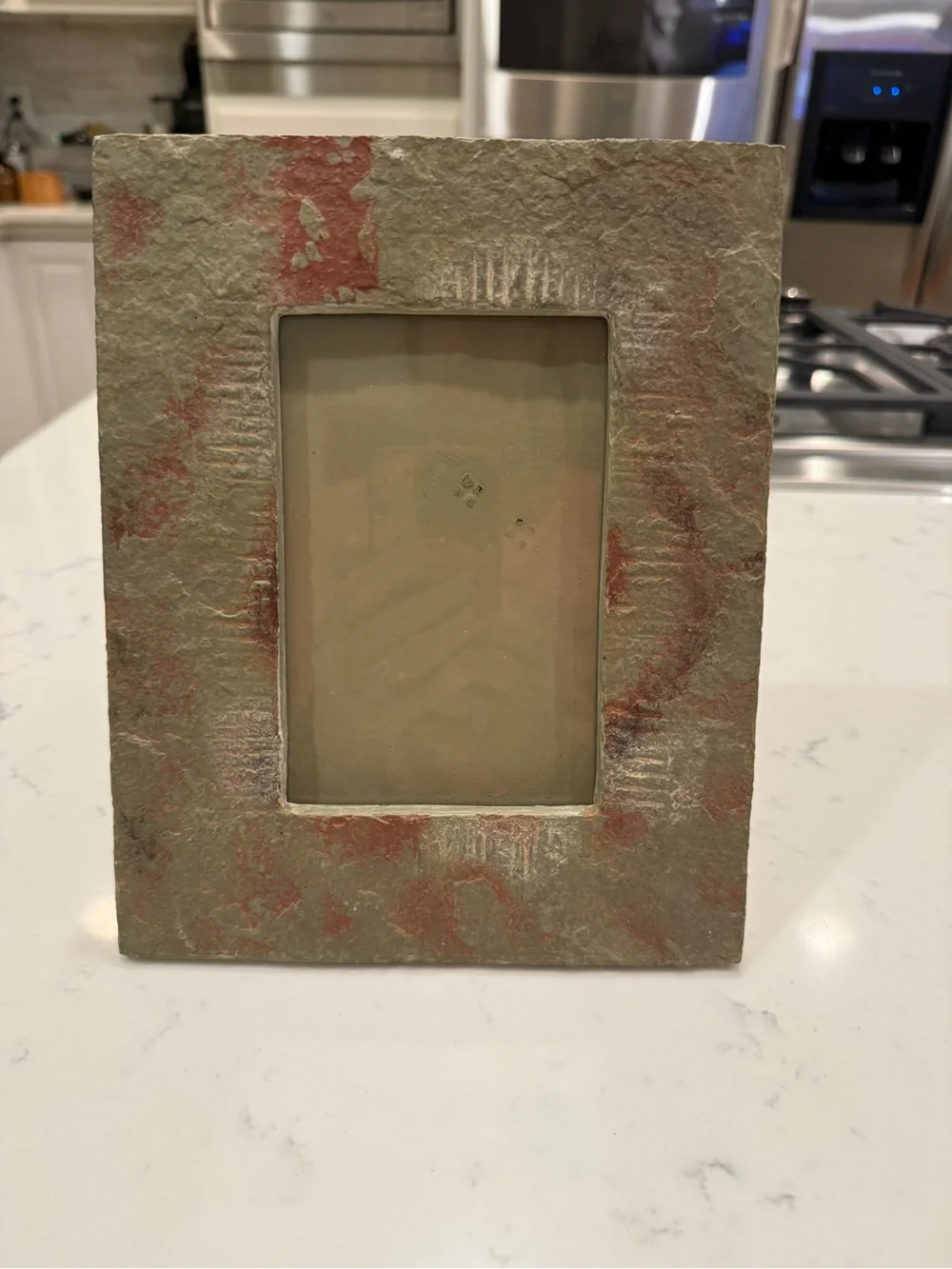 Milano Series 4x6 Faux Slate Textured Picture Frame Rustic Home Decor